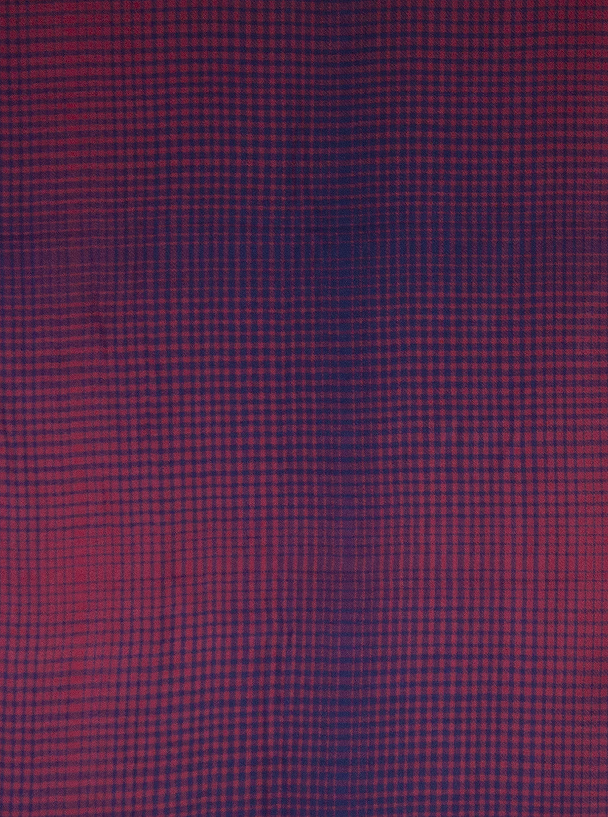Gradient Checks Twill Weave Viscose Scarf - Fuchsia Purple-4