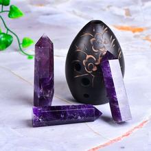 Brazilian Amethyst Crystal Tower – Natural Single-Point Energy Stone