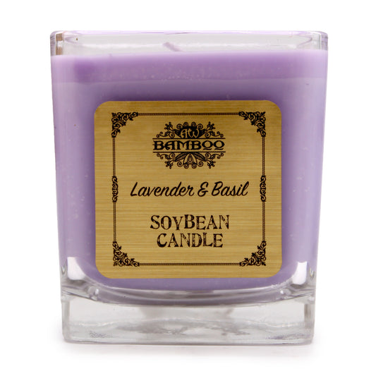 Soybean Jar Candle - Lavender & Basil