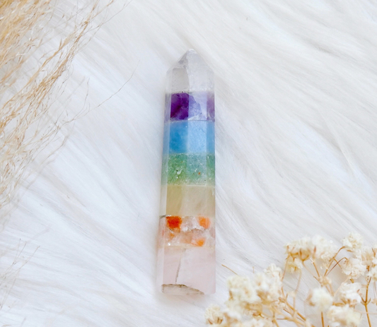 Pastel Rainbow Chakra Wand | Goddess Provisions