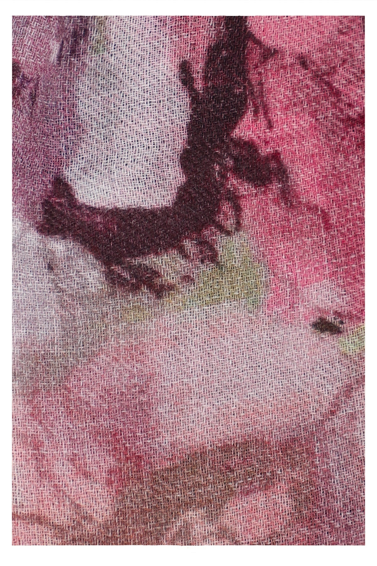 Romantic Bloom Wool Scarf - Multi Coloured-3