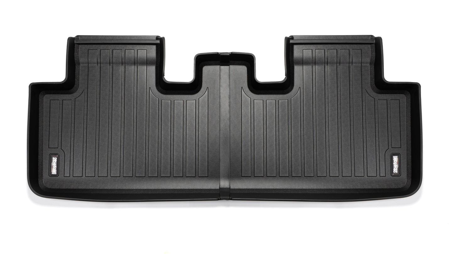 2befair Allwettermatte Fußraum hinten für das Tesla Model Y-0