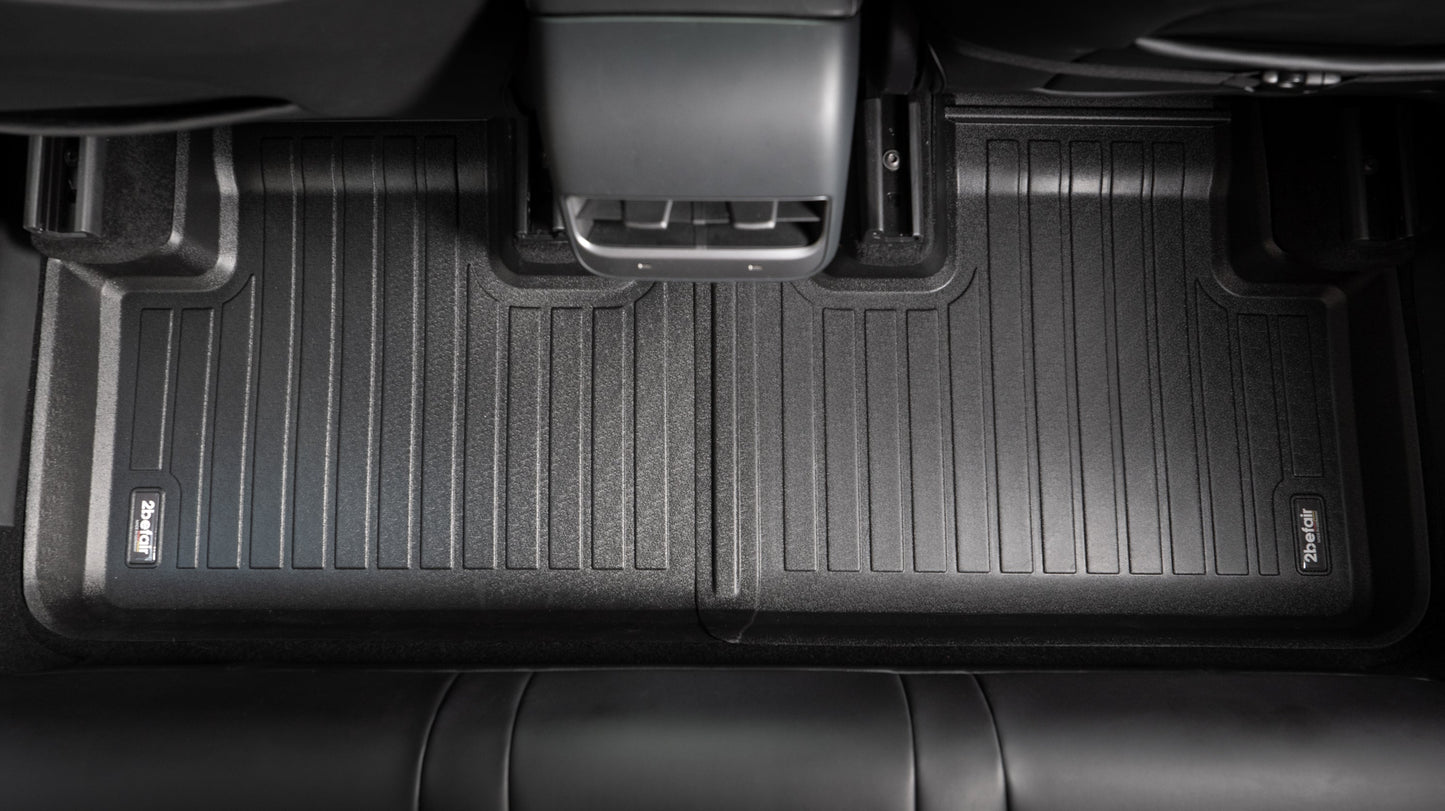 2befair Allwettermatte Fußraum hinten für das Tesla Model Y-1