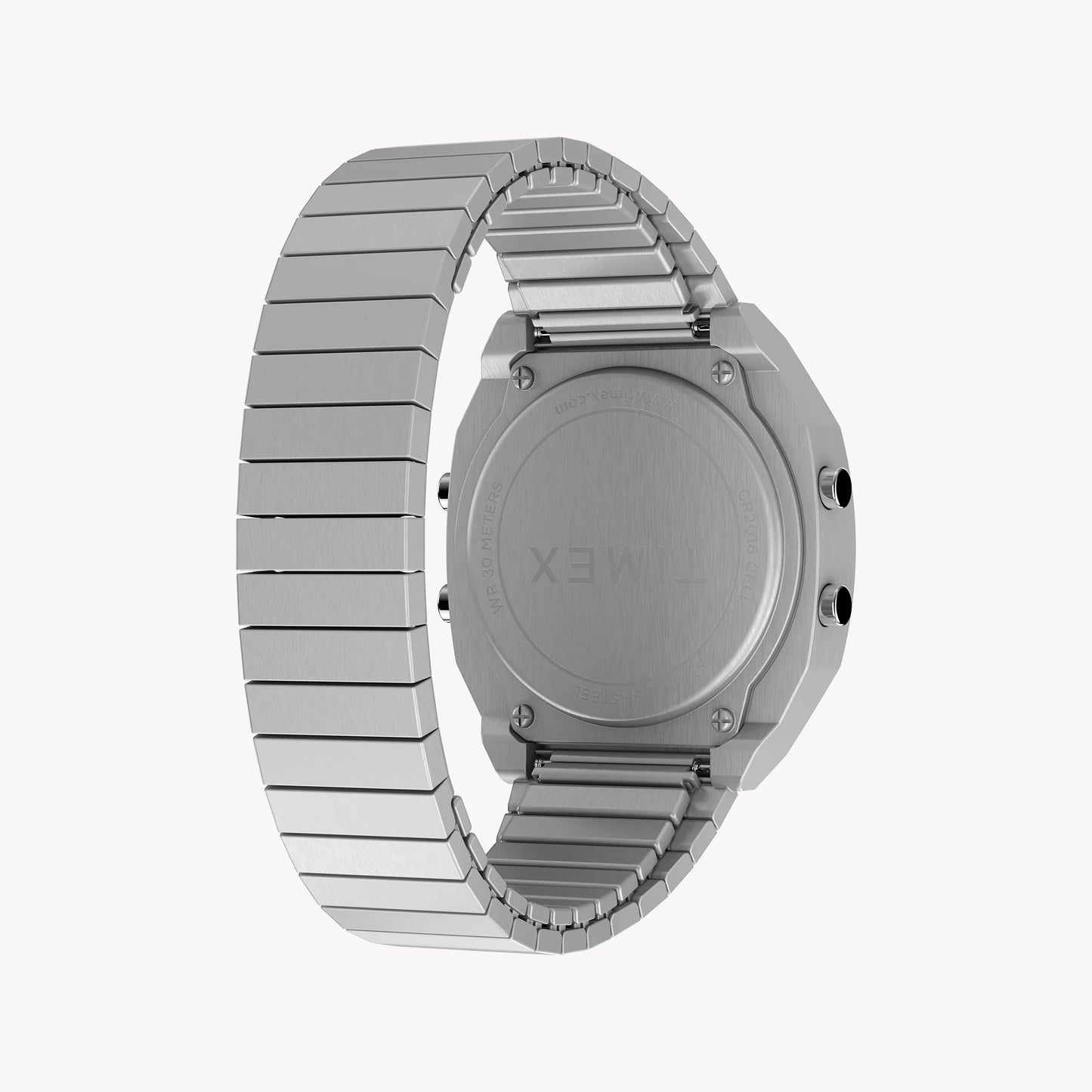 Timex Unisex Stainless Steel Watch, Silver Expansion Band | TW2W47700-1
