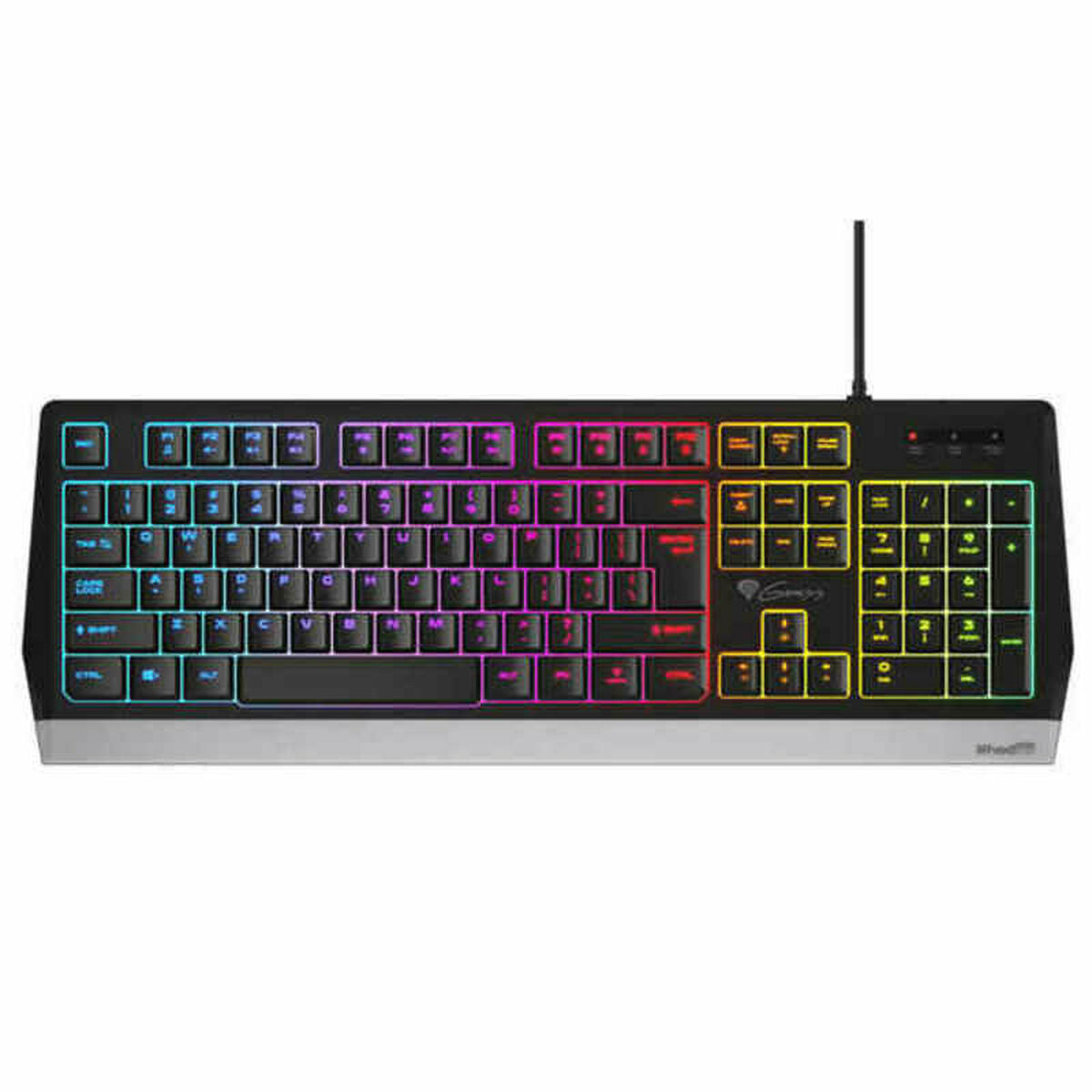 Gaming Keyboard Genesis NKG-1528 Black Multicolour QWERTY-0