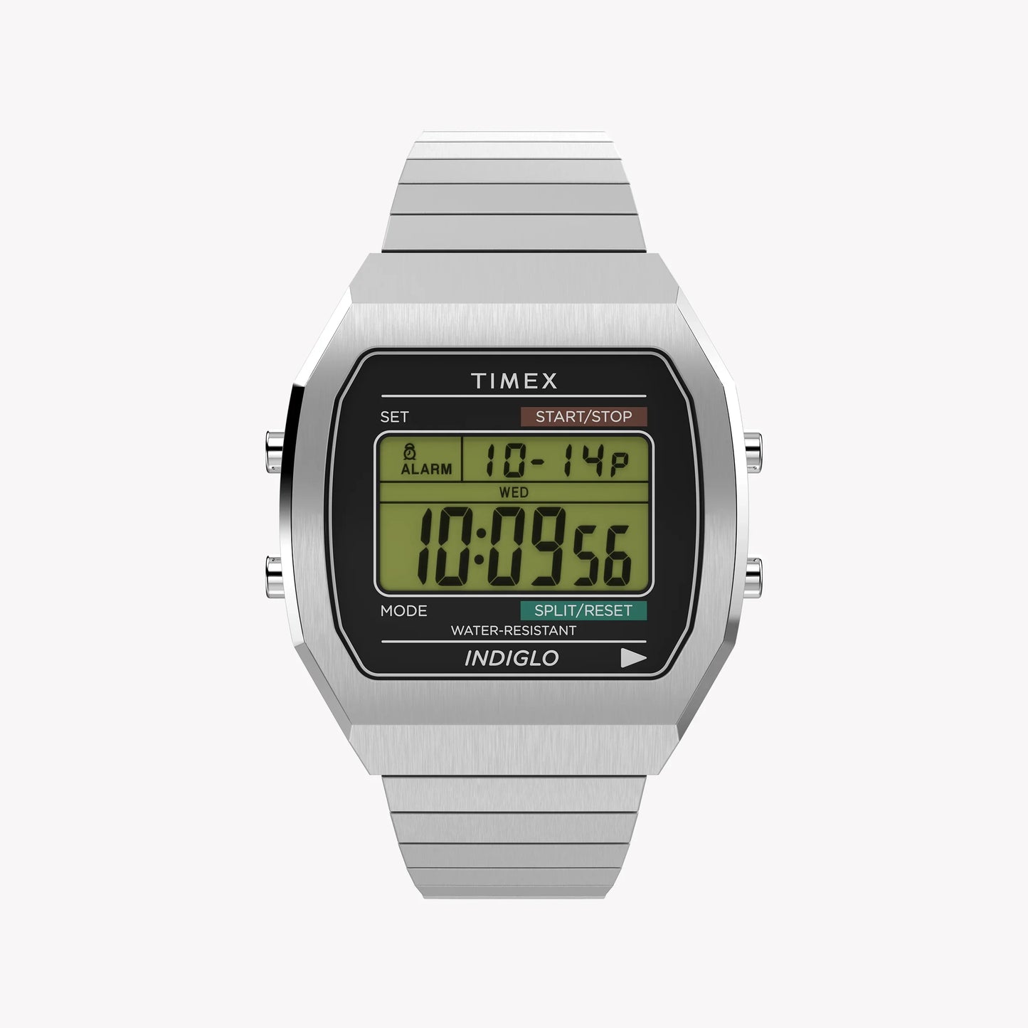 Timex Unisex Stainless Steel Watch, Silver Expansion Band | TW2W47700-0