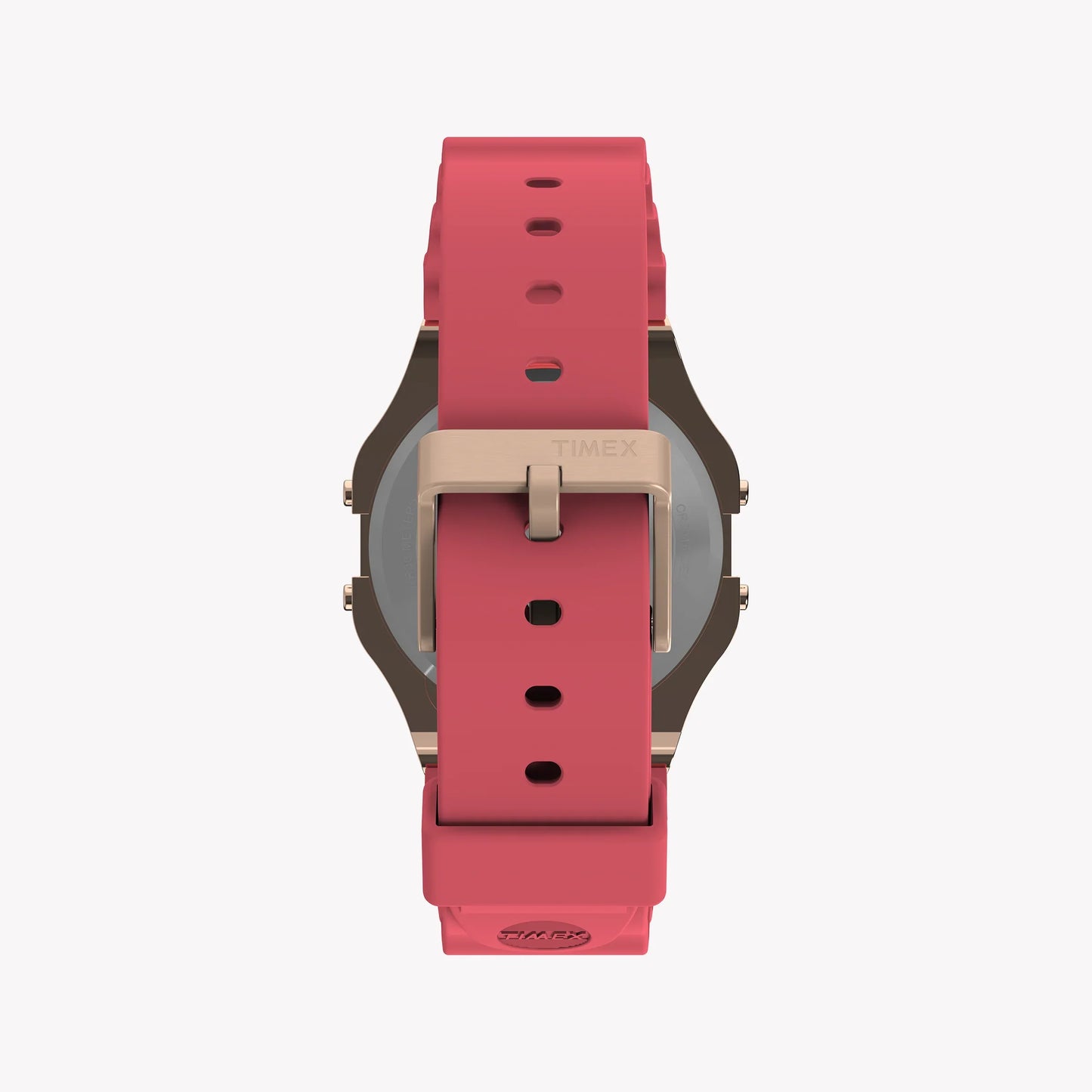 Timex Unisex Rose Gold & Pink Resin Strap Watch | T80-2