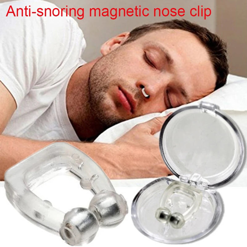 Premium Magnetische Anti-Snurk Neusclip – Adem Gemakkelijk en Slaap Beter! Effectieve Apneu Hulp met Handige Opbergdoos – Beschikbaar in 1/2/4/6 Pakketten