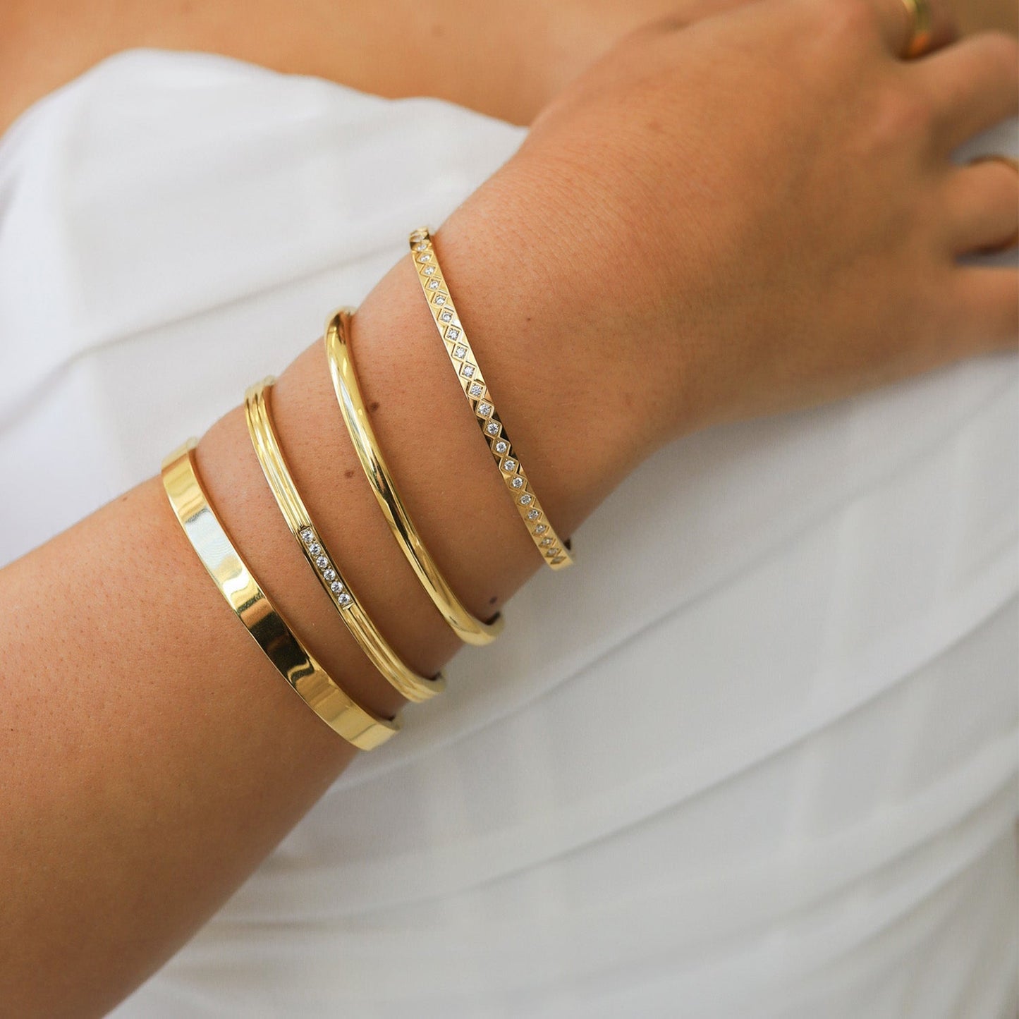 Stralende Elegant - GlossyGrace Armband voor een Luxe Stijl