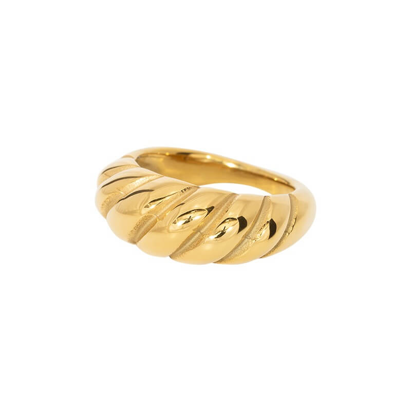 Verleidelijk CroissantCharm - Schattige Ring Perfect voor Elke Gelegenheid