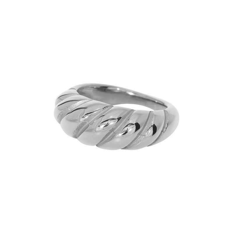 Verleidelijk CroissantCharm - Schattige Ring Perfect voor Elke Gelegenheid