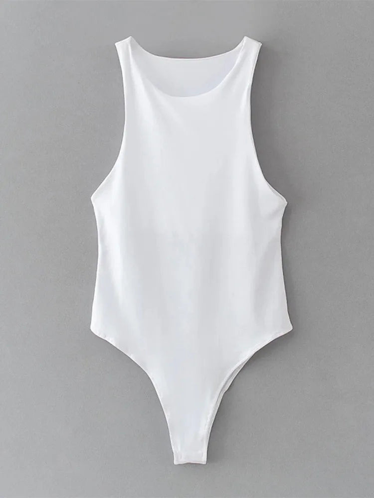 Chique Zomer Bodycon Bodysuits voor Dames - Sexy Slim Fit in 8 Verbluffende Kleuren, Perfect voor Informele Uittrekken en Nachtclubs!