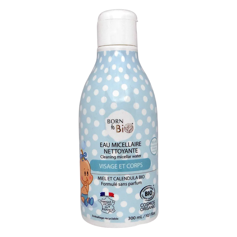 Baby Micellar Cleansing Water 300mL - Certified organic-0