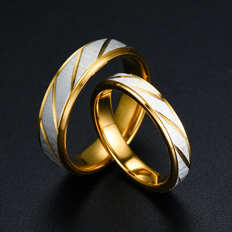 CoupleTide - Exclusieve Ringen met Uniek Golfpatroon voor Liefdevolle Stellen