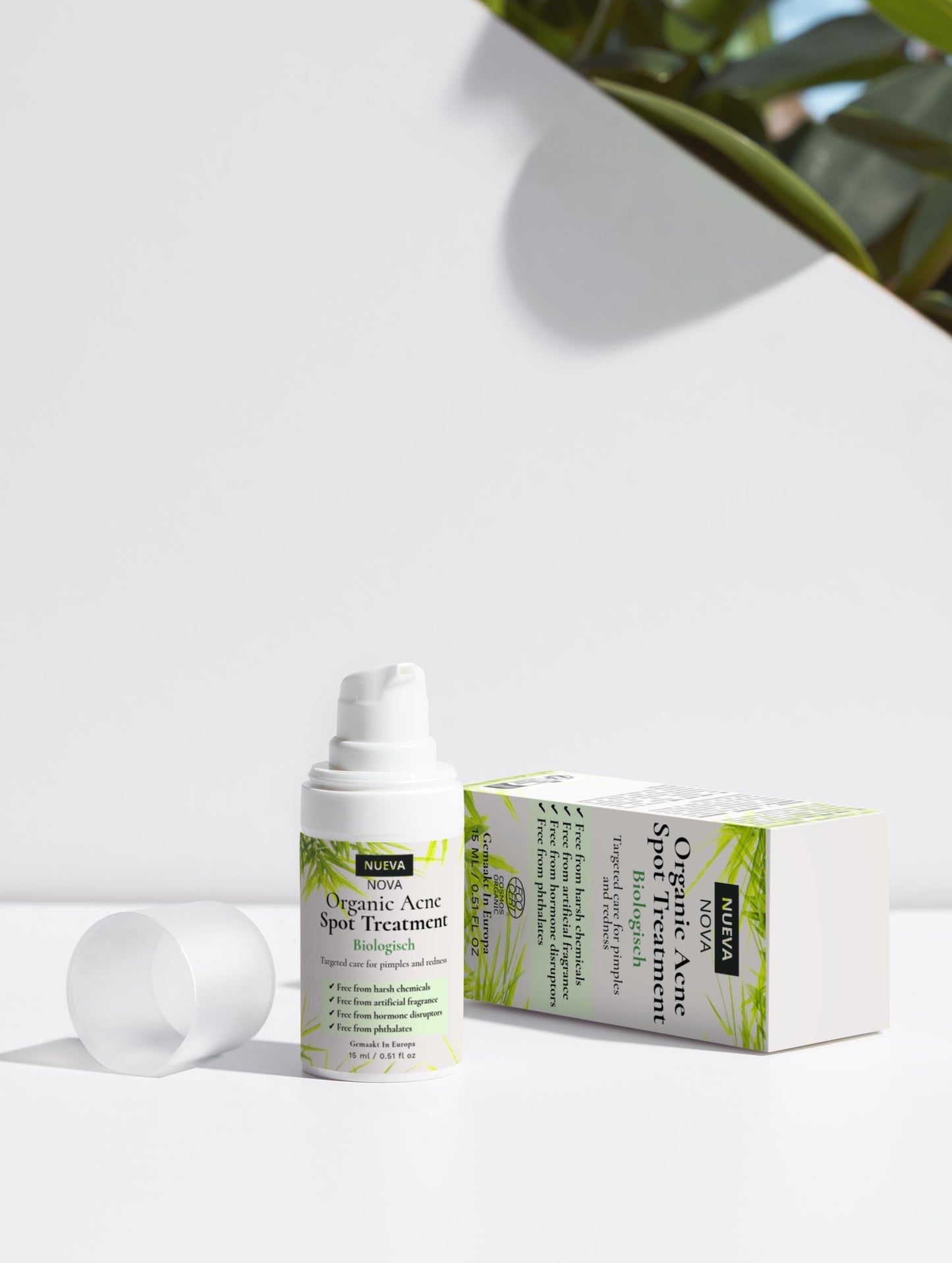 Biologische Acne Spotbehandeling – Zonder Parfum & Hormoonverstoorders, 15ml