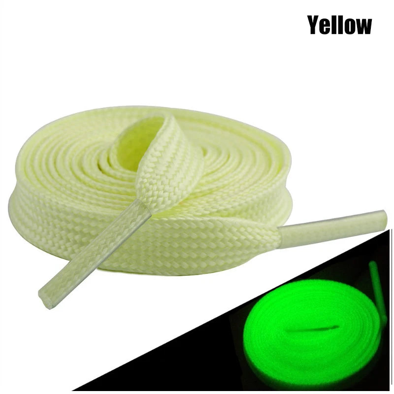 Gloei-in-het-donker Lumineuze Veters voor Kinderen en Volwassenen - Perfect voor Sneakers en Sportschoenen! Reflecterende Nachtveters om je Look te Verlichten!