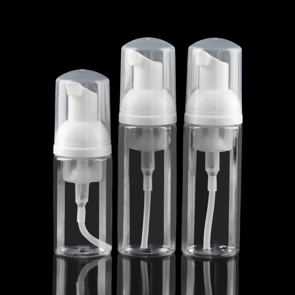 Veelzijdige Plastic Schuimbussen voor Zeep, Mousse en Vloeistofdispenser - Perfect voor Shampoo, Lichaamslotion, Douchegel en Meer! Verkrijgbaar in 30/50/60/80 ML Groottes.