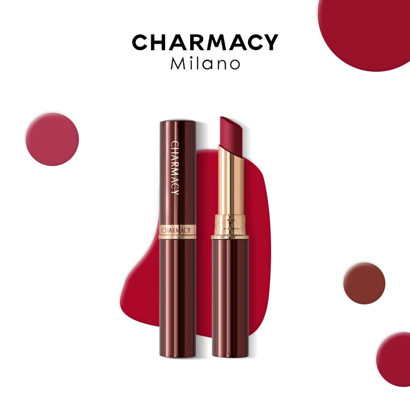 CHARMACY 16 Levendige Kleuren Waterdichte Velours Lippenstift voor Moeiteloos Draagcomfort – Langdurige Matte Lippenmake-up die de Hele Dag Mooi Blijft