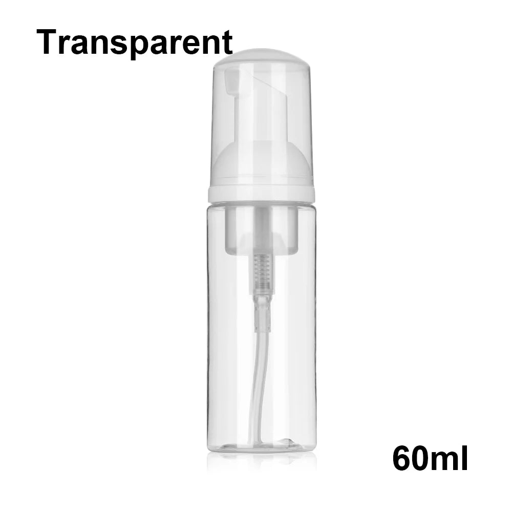 Veelzijdige Plastic Schuimbussen voor Zeep, Mousse en Vloeistofdispenser - Perfect voor Shampoo, Lichaamslotion, Douchegel en Meer! Verkrijgbaar in 30/50/60/80 ML Groottes.