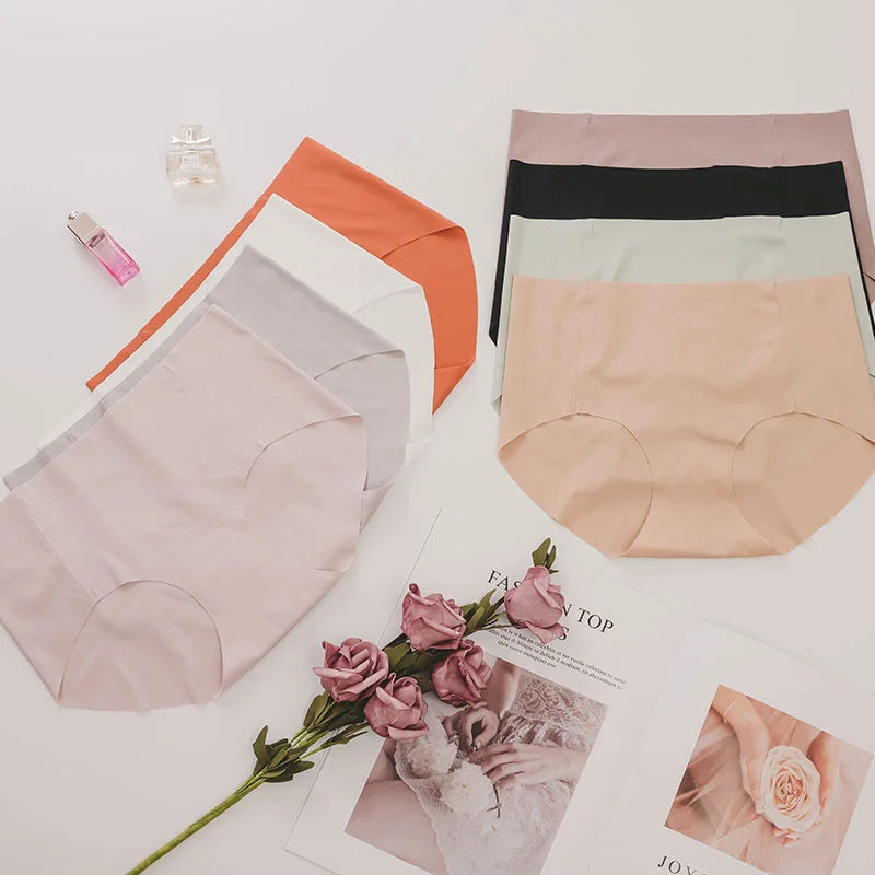 Meet'r 3Pcs/lot Seamless Panty Set Underwear Female Comfort Intimates Female Low-Rise Briefs G String Lingerie Drop Shipping