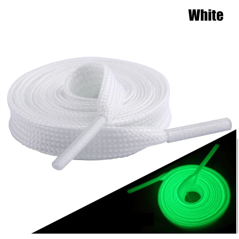 Gloei-in-het-donker Lumineuze Veters voor Kinderen en Volwassenen - Perfect voor Sneakers en Sportschoenen! Reflecterende Nachtveters om je Look te Verlichten!