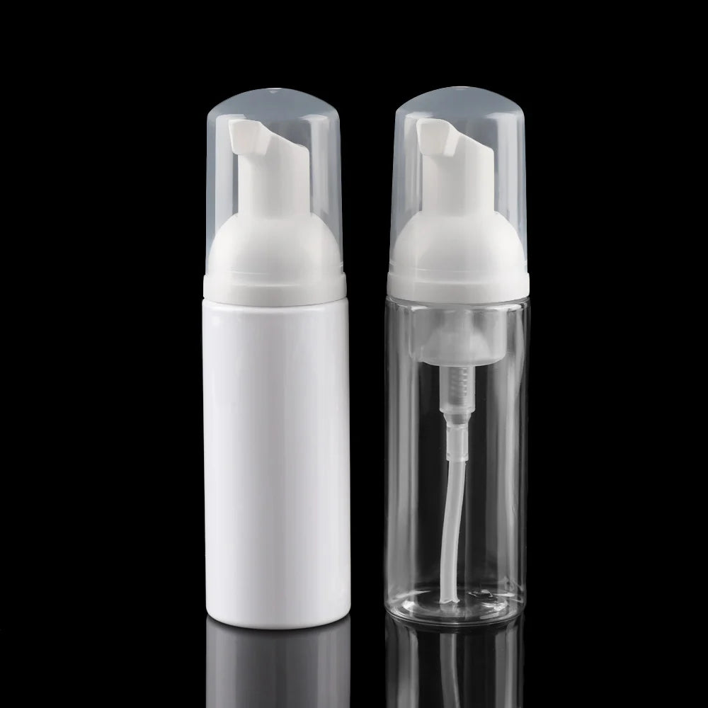 Veelzijdige Plastic Schuimbussen voor Zeep, Mousse en Vloeistofdispenser - Perfect voor Shampoo, Lichaamslotion, Douchegel en Meer! Verkrijgbaar in 30/50/60/80 ML Groottes.