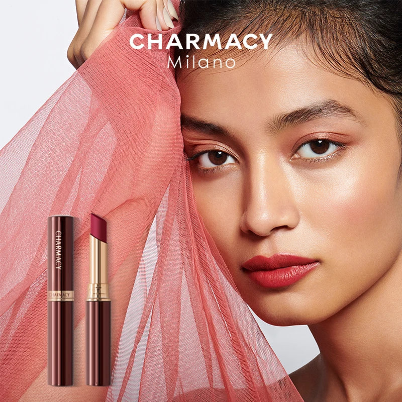 CHARMACY 16 Levendige Kleuren Waterdichte Velours Lippenstift voor Moeiteloos Draagcomfort – Langdurige Matte Lippenmake-up die de Hele Dag Mooi Blijft