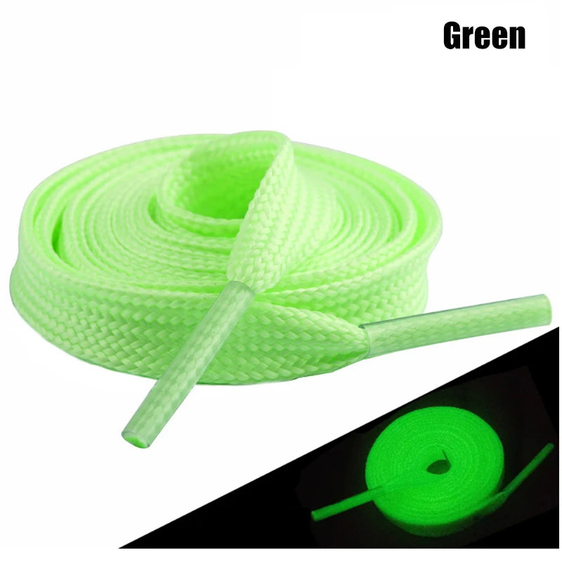 Gloei-in-het-donker Lumineuze Veters voor Kinderen en Volwassenen - Perfect voor Sneakers en Sportschoenen! Reflecterende Nachtveters om je Look te Verlichten!