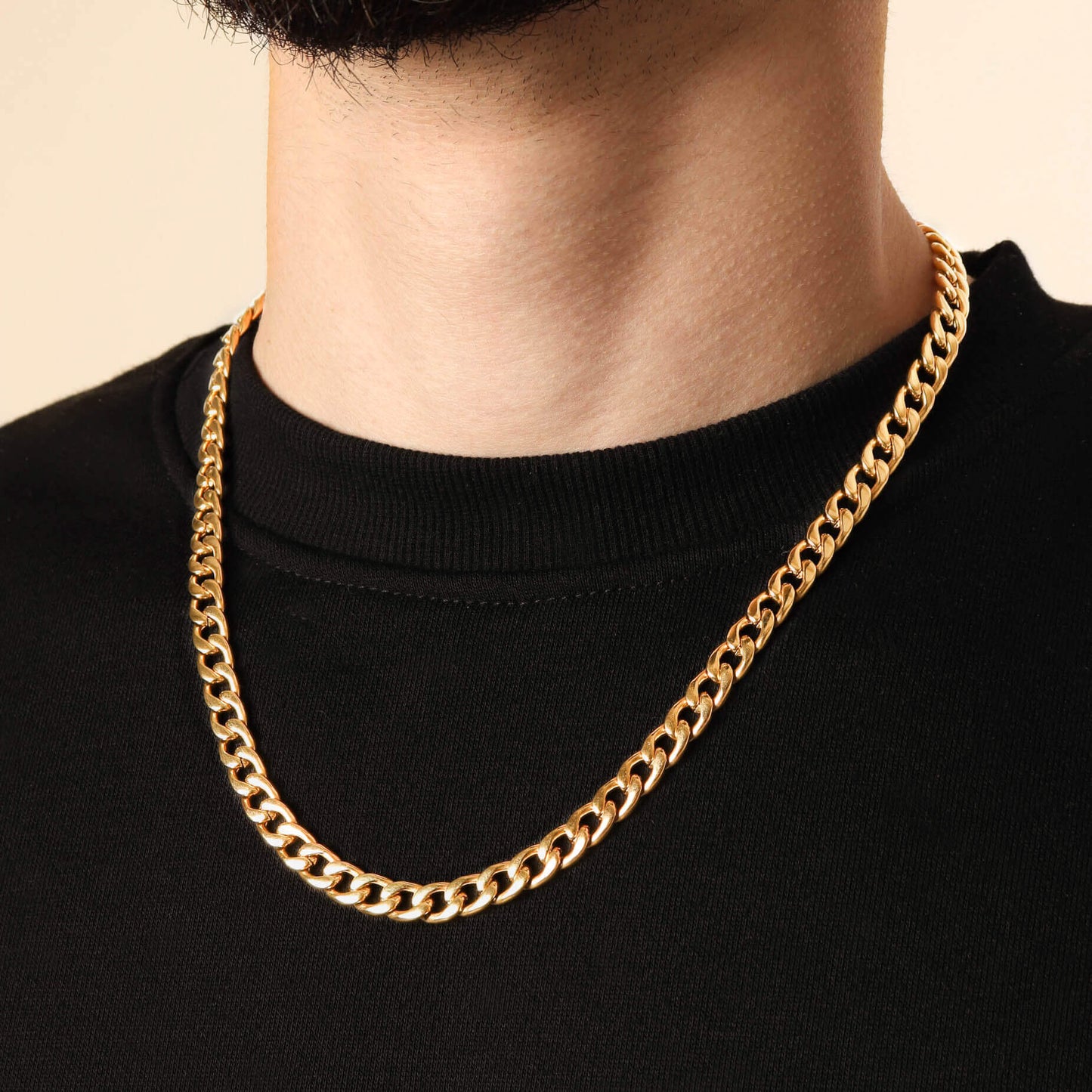BoldCurb - Stijlvolle Gouden Curb Ketting voor een Verfijnde Look