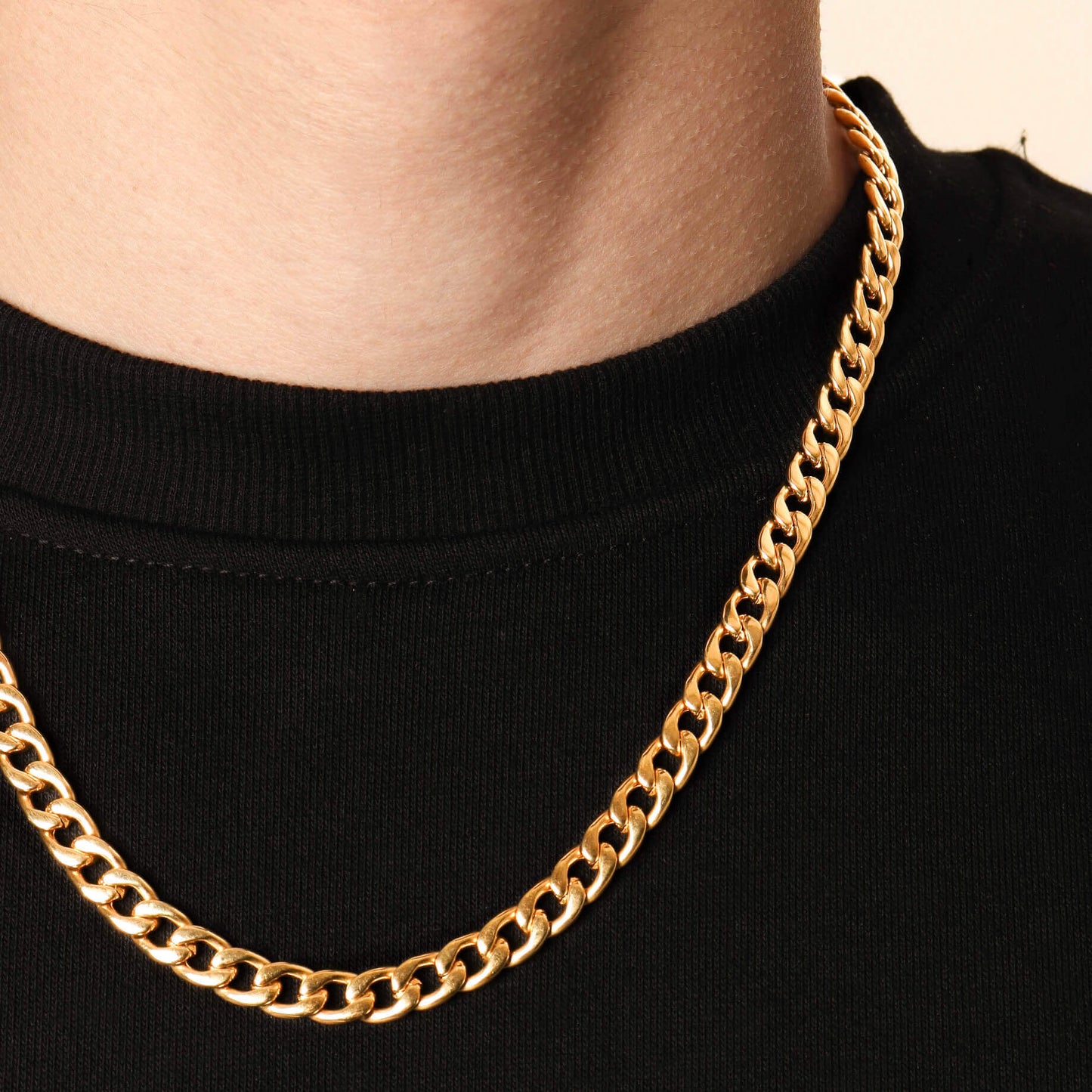 BoldCurb - Stijlvolle Gouden Curb Ketting voor een Verfijnde Look