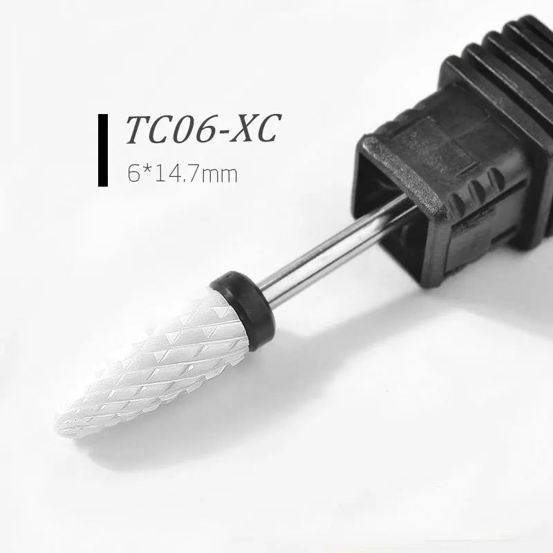 Premium Keramische Vijlbits - Elektrische Pedicure & Manicure Polijstgereedschap voor Moeiteloos Nagelart & Cuticle Verzorging
