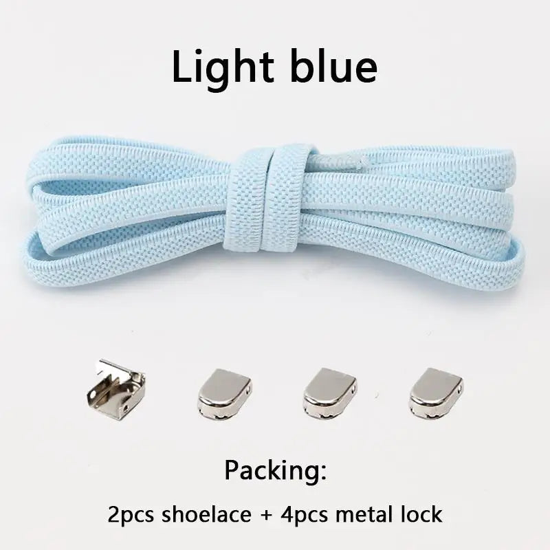 Moeteloze Elastische Geen-Knoop Veters voor Sneakers - Perfecte Pasvorm voor Kinderen en Volwassenen!