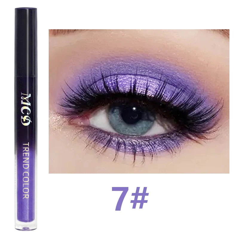 Glamoureuze 13-kleur Waterdichte Vloeibare Oogschaduw Palette - Hoge Glans, Langhoudend en Vlekbestendige Make-up voor Indrukwekkende Looks