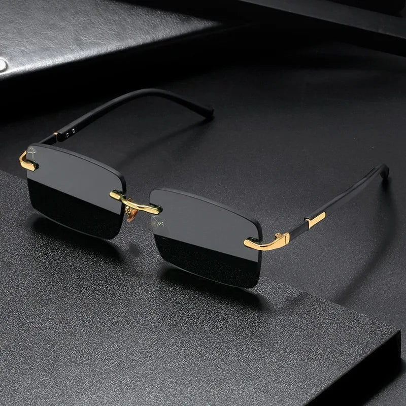Retro Frameless Sunglasses