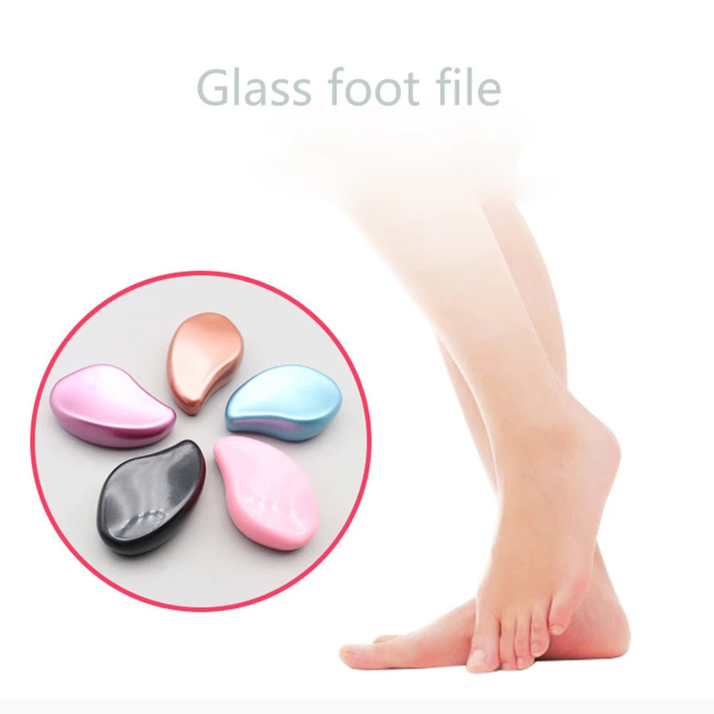 Premium Nano Glass Hakenschraper - Ultieme Voetenschrubber voor Zachte Pedicure en Verwijdering van Dode Huid - Douche Essentieel van CrystalTreat