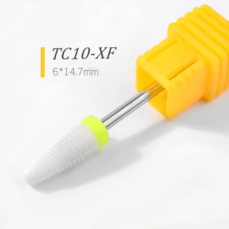 Premium Keramische Vijlbits - Elektrische Pedicure & Manicure Polijstgereedschap voor Moeiteloos Nagelart & Cuticle Verzorging