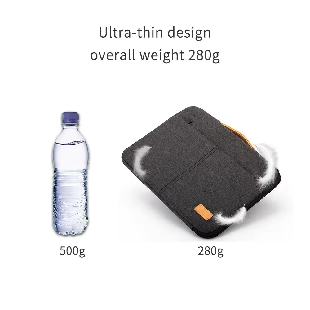 Stijlvolle Schokbestendige Laptop Sleeve Bag voor 14-15,6 Inch Notebooks - Perfecte Aktetas voor Zakenreizen