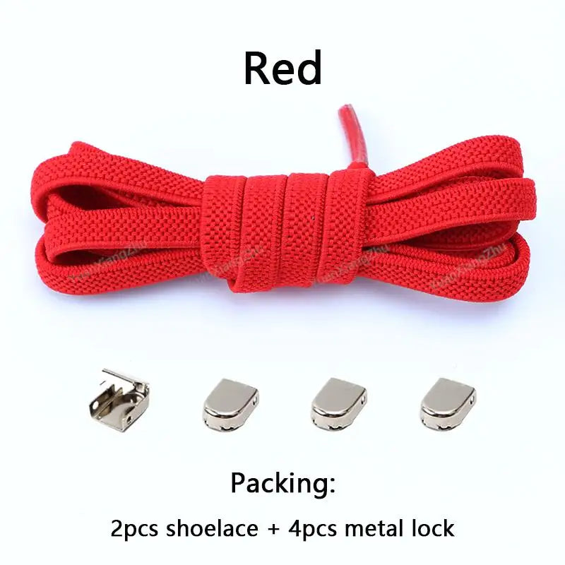 Moeteloze Elastische Geen-Knoop Veters voor Sneakers - Perfecte Pasvorm voor Kinderen en Volwassenen!