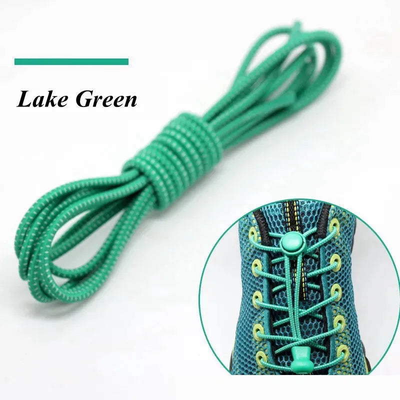 Verbeter Je Schoeisel met 22 Kleuren: Geen-Knoop, Elastische Ronde Veters voor Kinderen en Volwassenen - Snelle en Gemakkelijke Rubber Veters voor Sneakers!