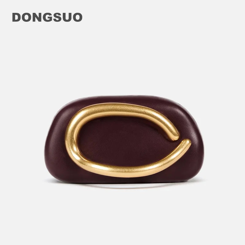 Chique Gouden Sluiting Box Clutch: Perfecte Avondtas voor Bruiloften & Feesten - Nieuwe Aankomst 2024!
