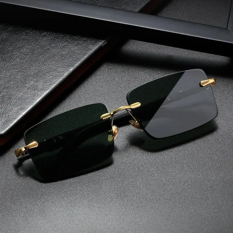 Retro Frameless Sunglasses