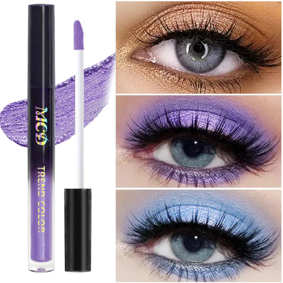 Glamoureuze 13-kleur Waterdichte Vloeibare Oogschaduw Palette - Hoge Glans, Langhoudend en Vlekbestendige Make-up voor Indrukwekkende Looks