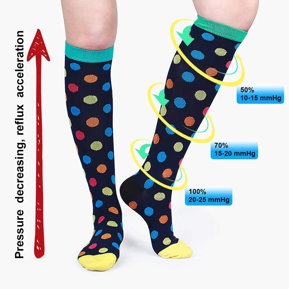 Compression Socks Men Women Medical Varicose Veins Nursing Socks For Outdoor Running Pregnant Sports Socks
