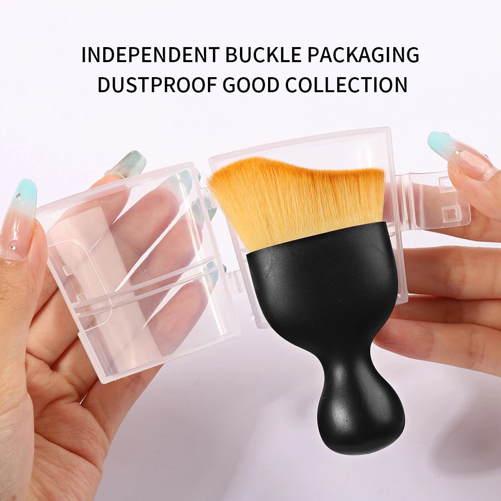 Ultimate Nagelkunst Reinigingsborstel - Verwijder moeiteloos stof en vuil voor acryl, UV-gel en poeder! Perfect manicure-accessoire voor vlekkeloze schoonheid!