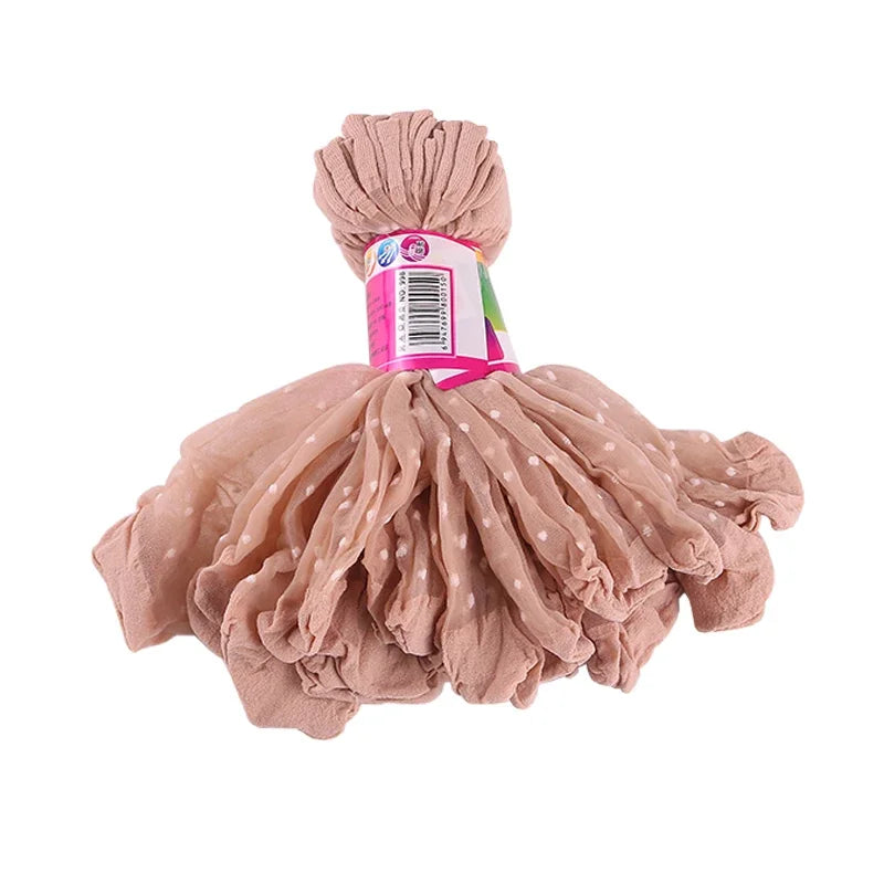 Chic Zwarte Punt Transparante Sokken - Ultra-Dunne Elastische Kristallen Zijde Enkel Sokken voor Vrouwen - Perfect voor Zomer Mode!
