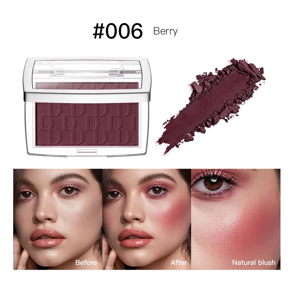 Levende Matte Blush Collectie: 6 Verbluffende Tintenn van Roze Geperst Poeder voor Perfecte Wangen