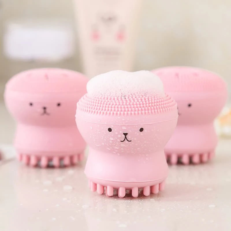 Mini Silicone Gezichtsreinigingsborstel - Jouw Ultieme Tool voor Diepe Porenverzorging en Exfoliatie voor een Stralende Huid!