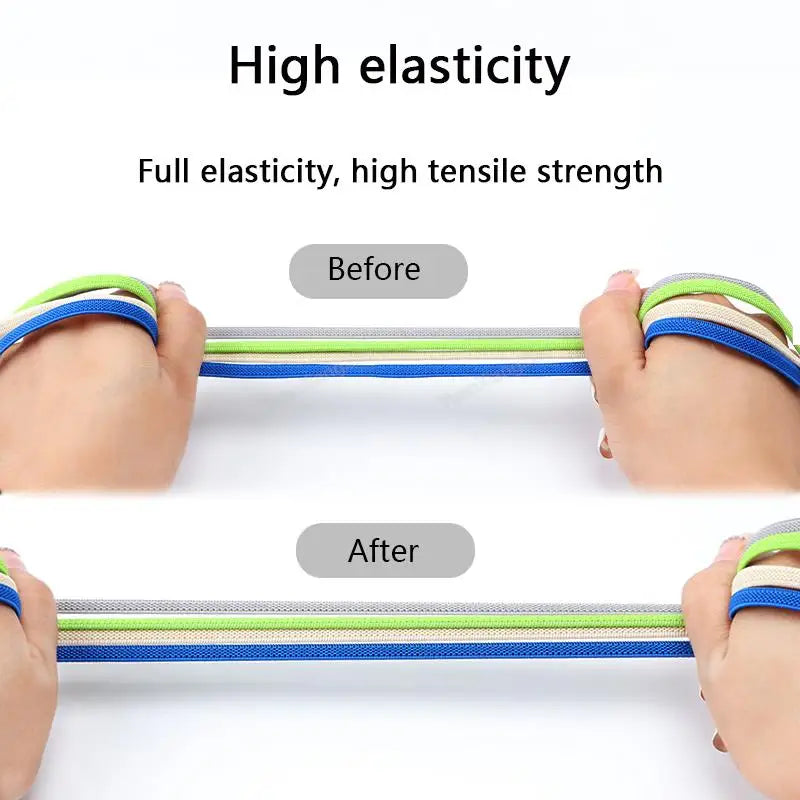 Moeteloze Elastische Geen-Knoop Veters voor Sneakers - Perfecte Pasvorm voor Kinderen en Volwassenen!