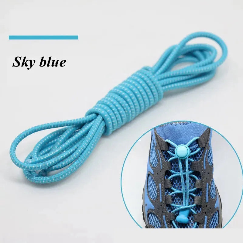 Verbeter Je Schoeisel met 22 Kleuren: Geen-Knoop, Elastische Ronde Veters voor Kinderen en Volwassenen - Snelle en Gemakkelijke Rubber Veters voor Sneakers!