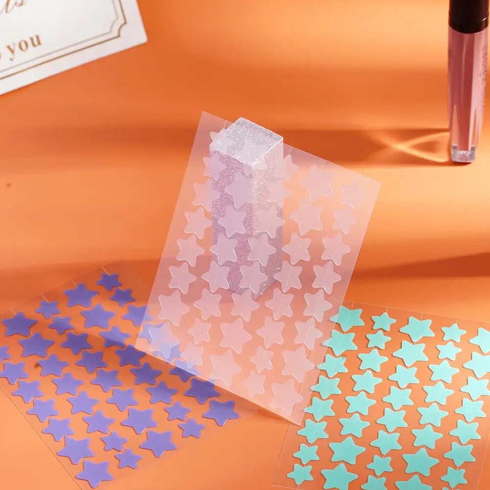 Levende Stervormige PE Pimple Patches voor Acne: Onzichtbare Huidverzorgingsstickers - Verberg en Perfecteer je Uiterlijk!